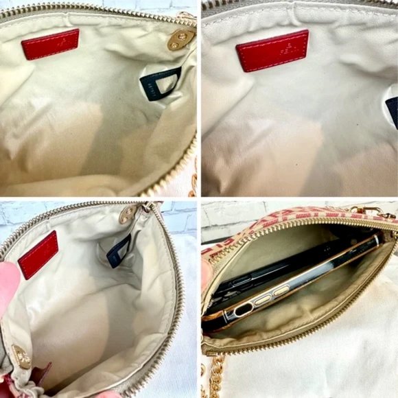 ⭐FENDI Zucca pouch crossbody or bum bag with chain - Picture 10 of 16